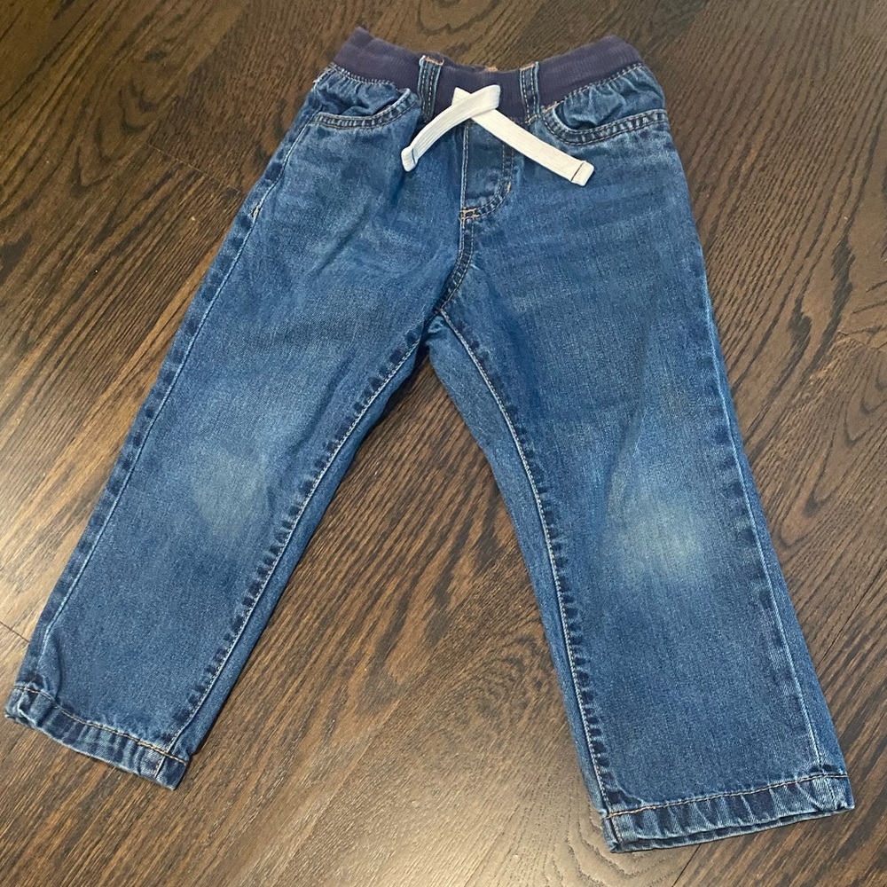Carter’s boys jeans with elastic drawstring waist